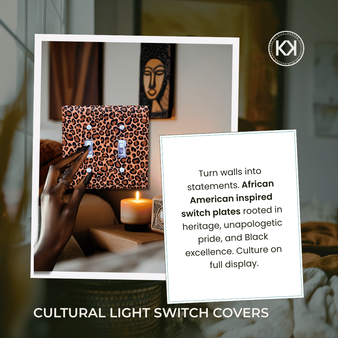 Cultural Light Switch Covers | African American Wall Art
