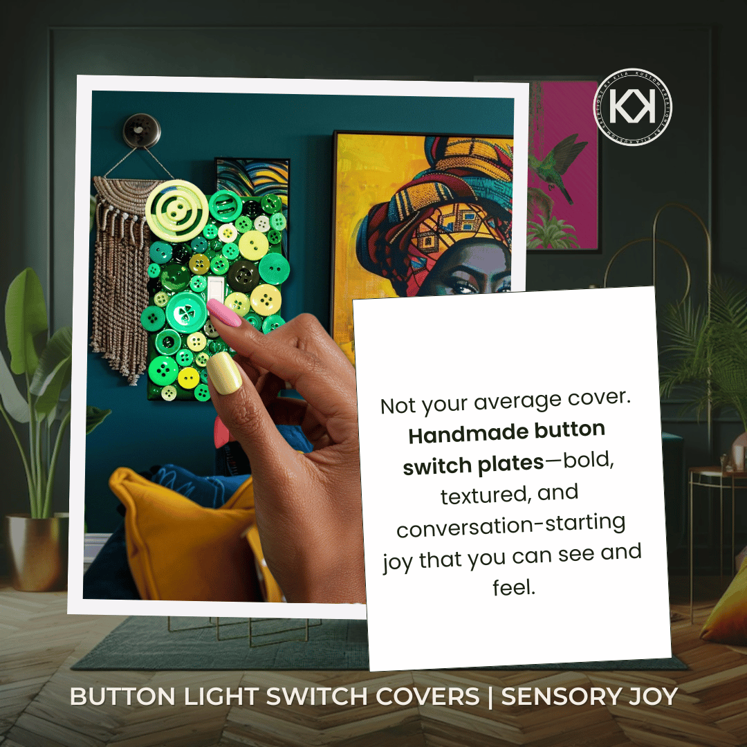 Sensory Joy Collection | Button Light Switch & Outlet Covers