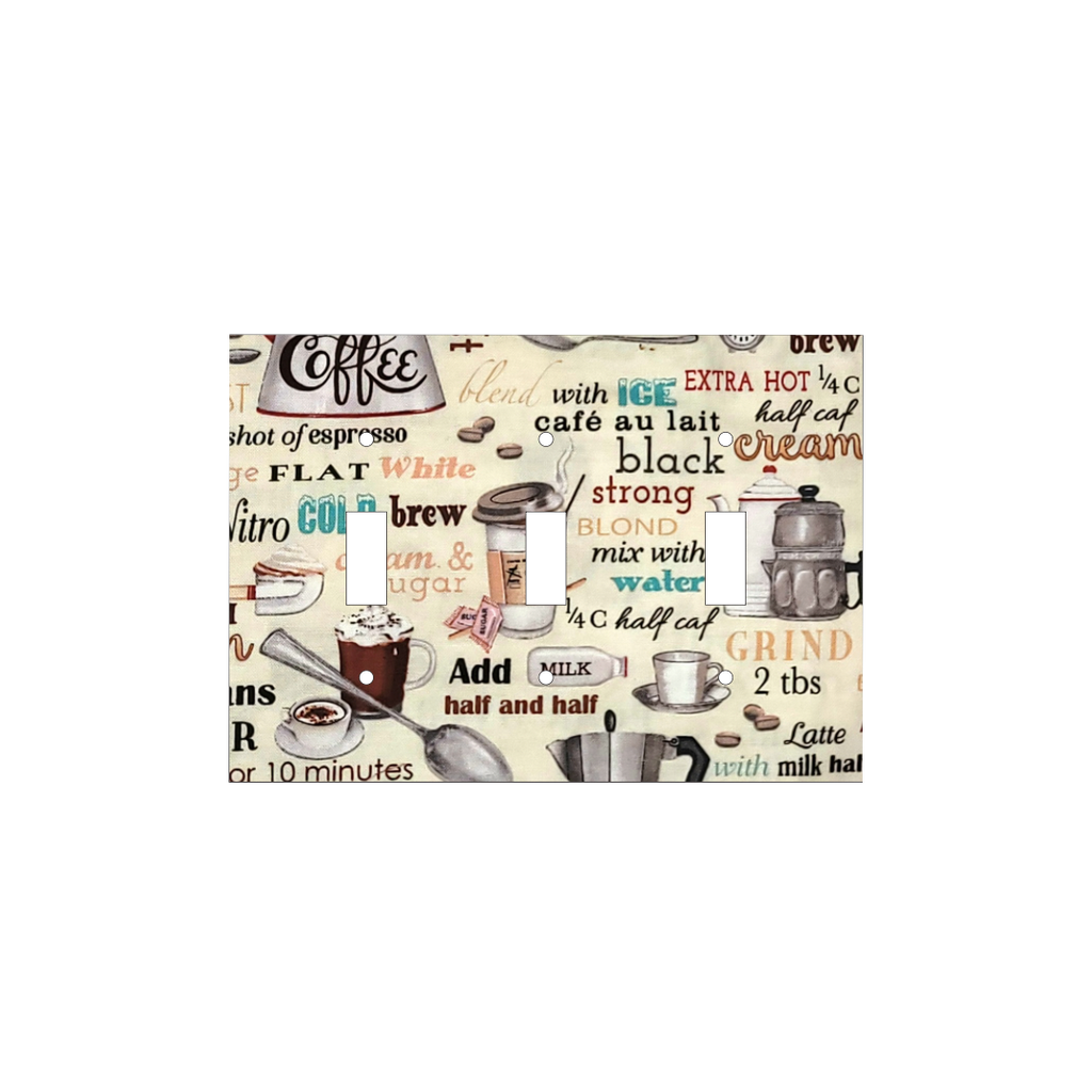 Coffee Ritual Decorative Light Switch Cover