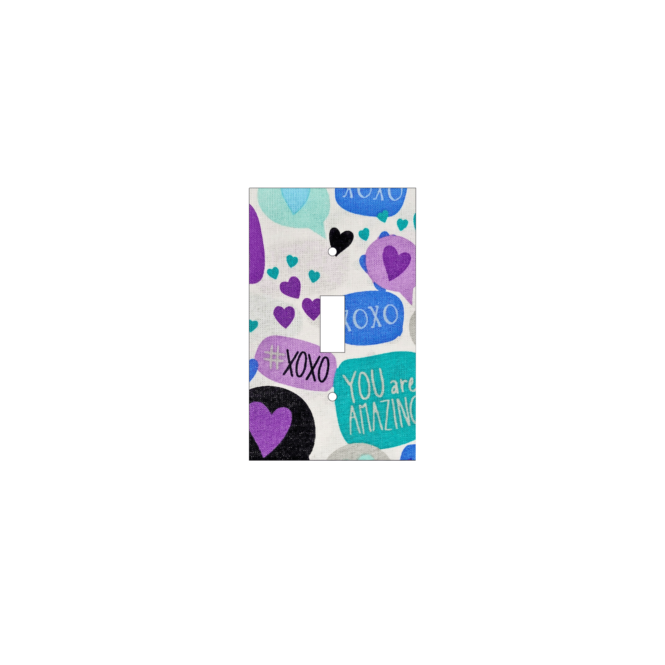 XOXO Affirmation Switch Cover