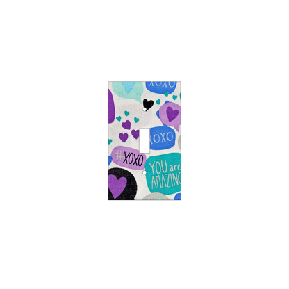 XOXO Affirmation Switch Cover | You Are Amazing Positive Vibe