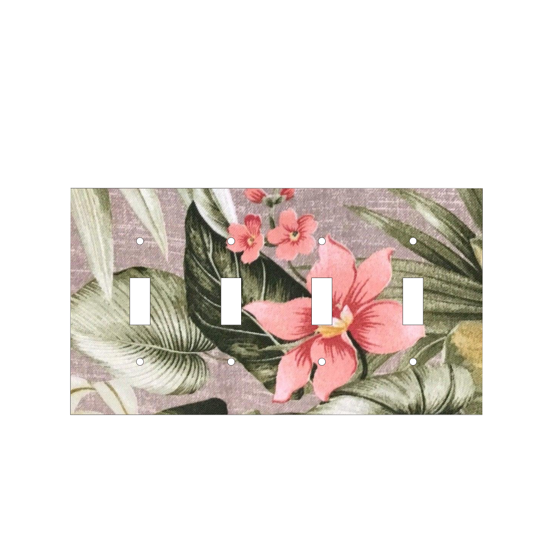 Tropical Serenity | Botanical Light Switch Cover