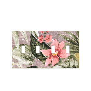 Tropical Serenity | Botanical Light Switch Cover