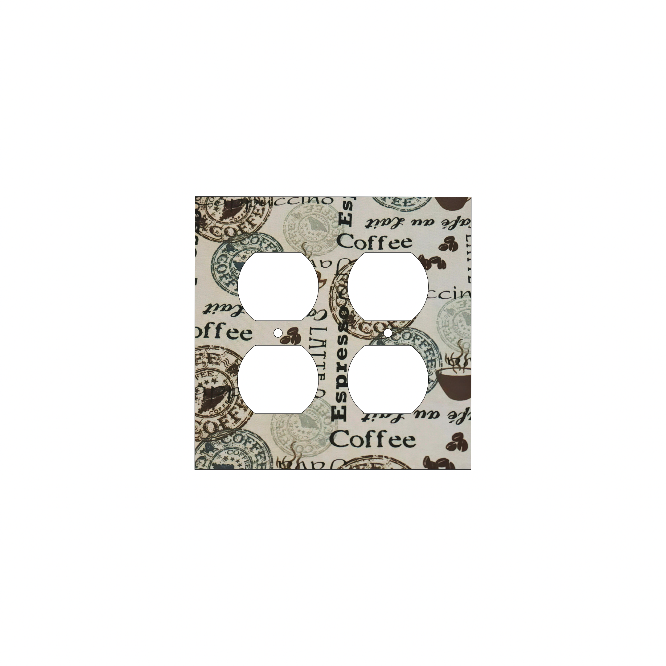 Vintage Café Postcard Decorative Switch Cover Collection | Coffee House Charm