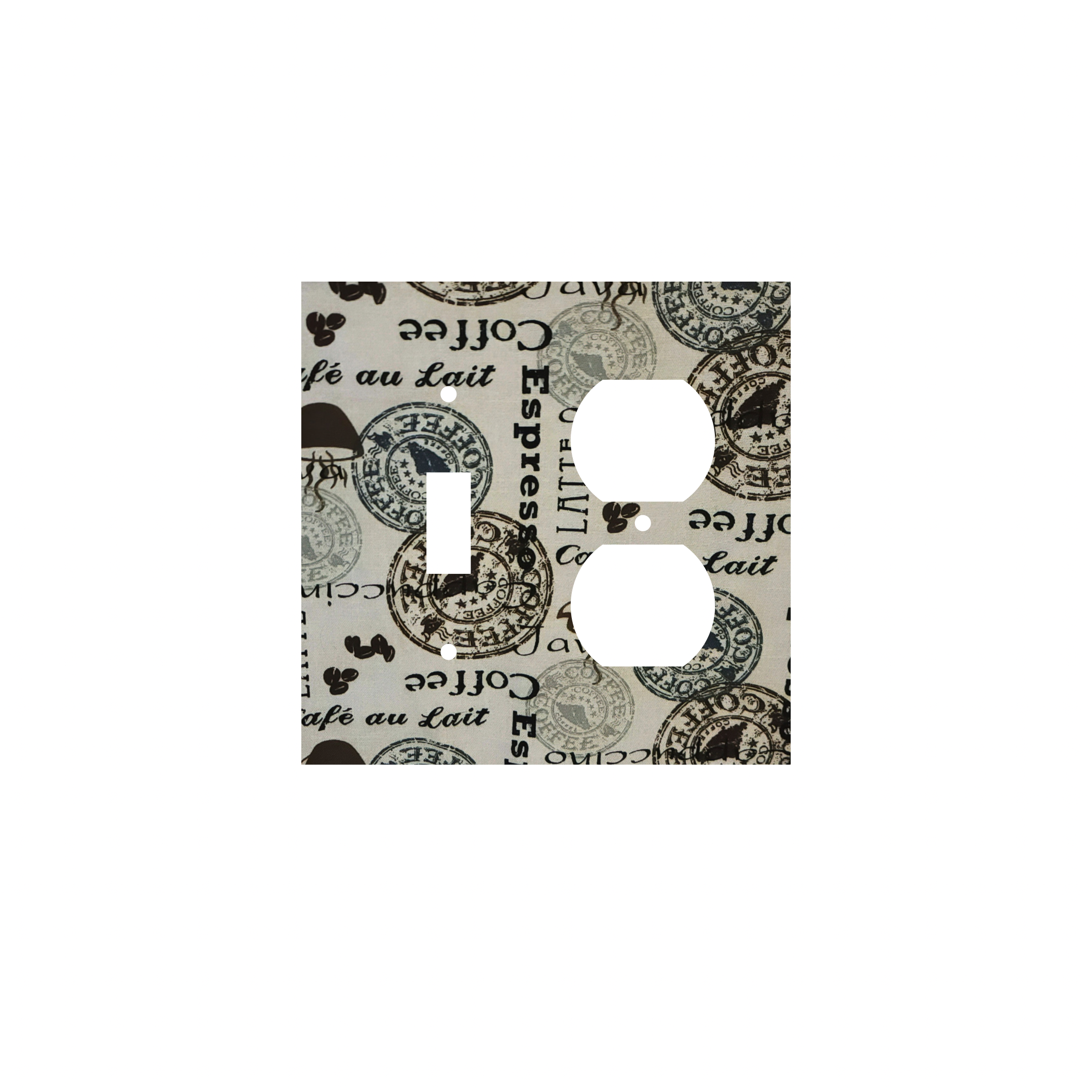 Vintage Café Postcard Decorative Switch Cover Collection | Coffee House Charm