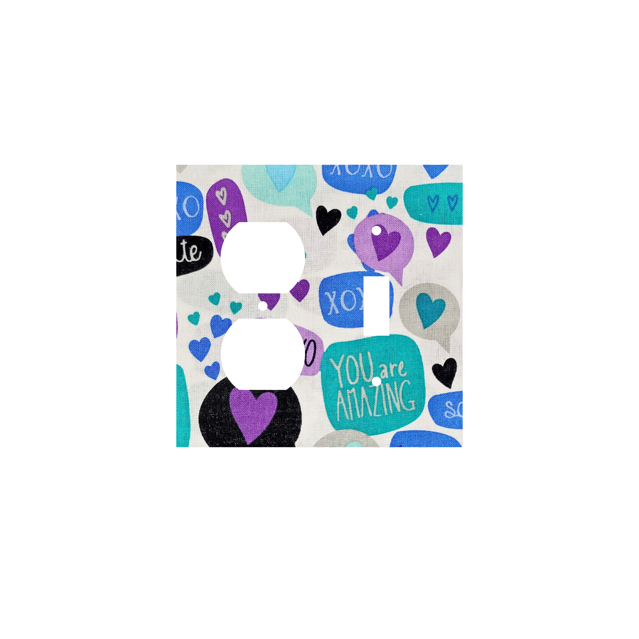 XOXO Affirmation Switch Cover
