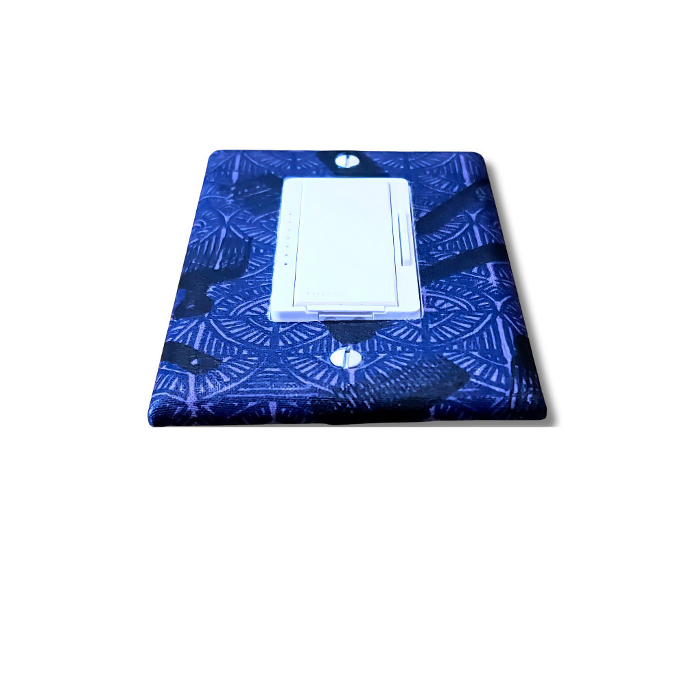 Blue Hair Tools Switch Cover | Afrocentric Styling Cultural Art