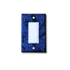 Blue Hair Tools Switch Cover | Afrocentric Styling Cultural Art