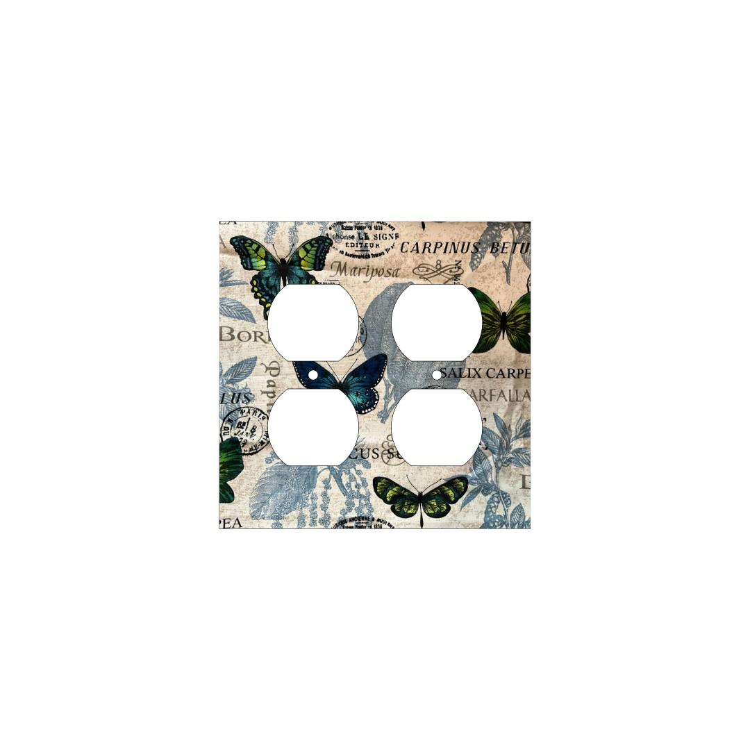 Butterfly Chronicles Decorative Light Switch Cover | Vintage Soul