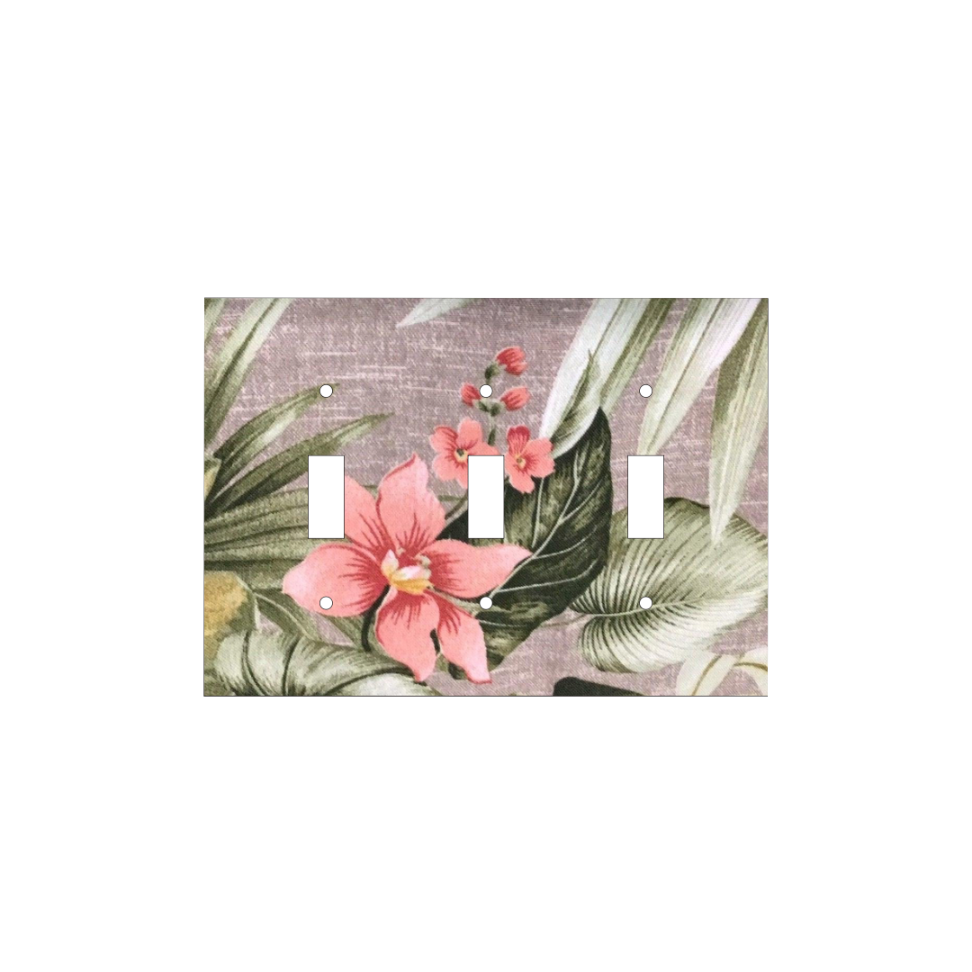 Tropical Serenity | Botanical Light Switch Cover
