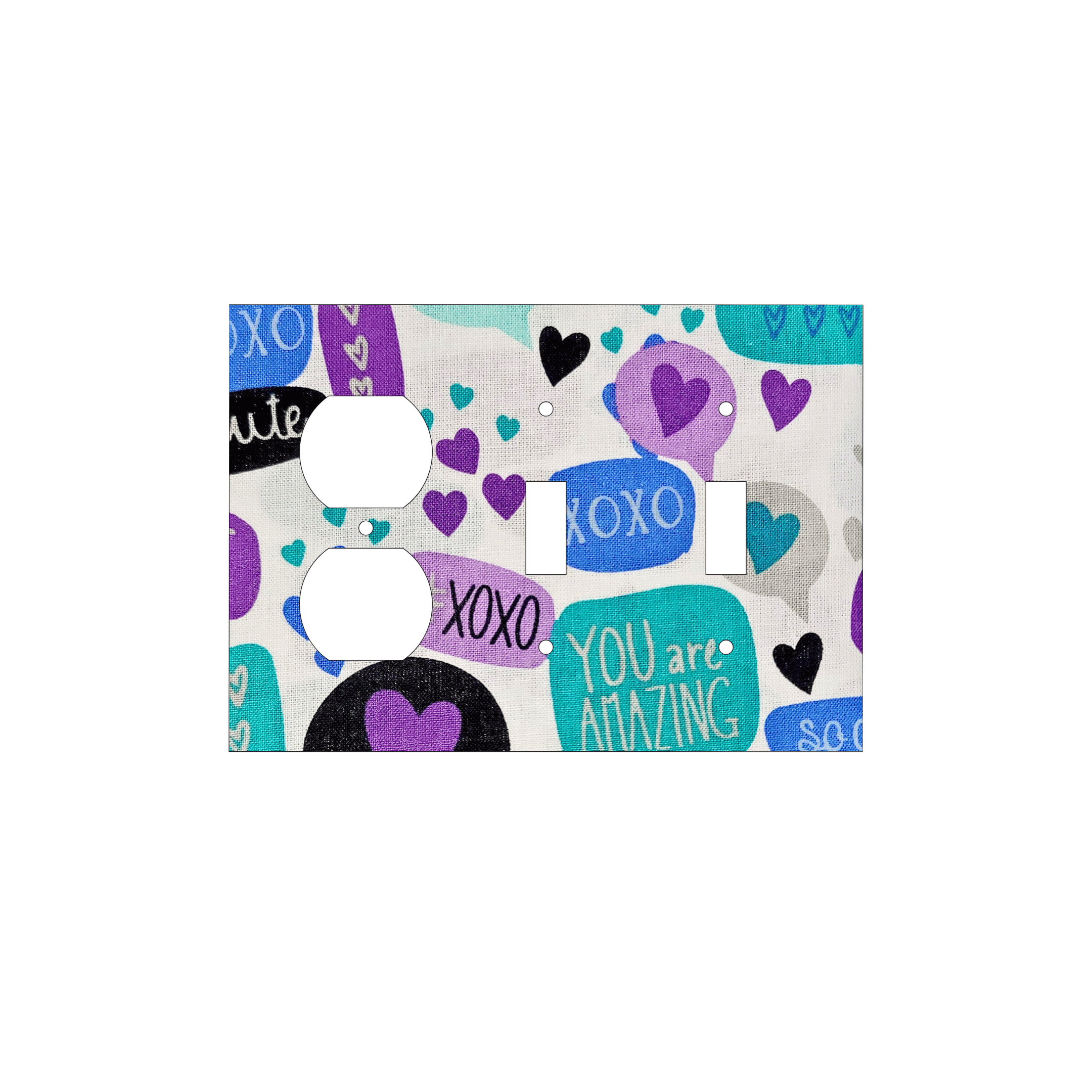 XOXO Affirmation Switch Cover