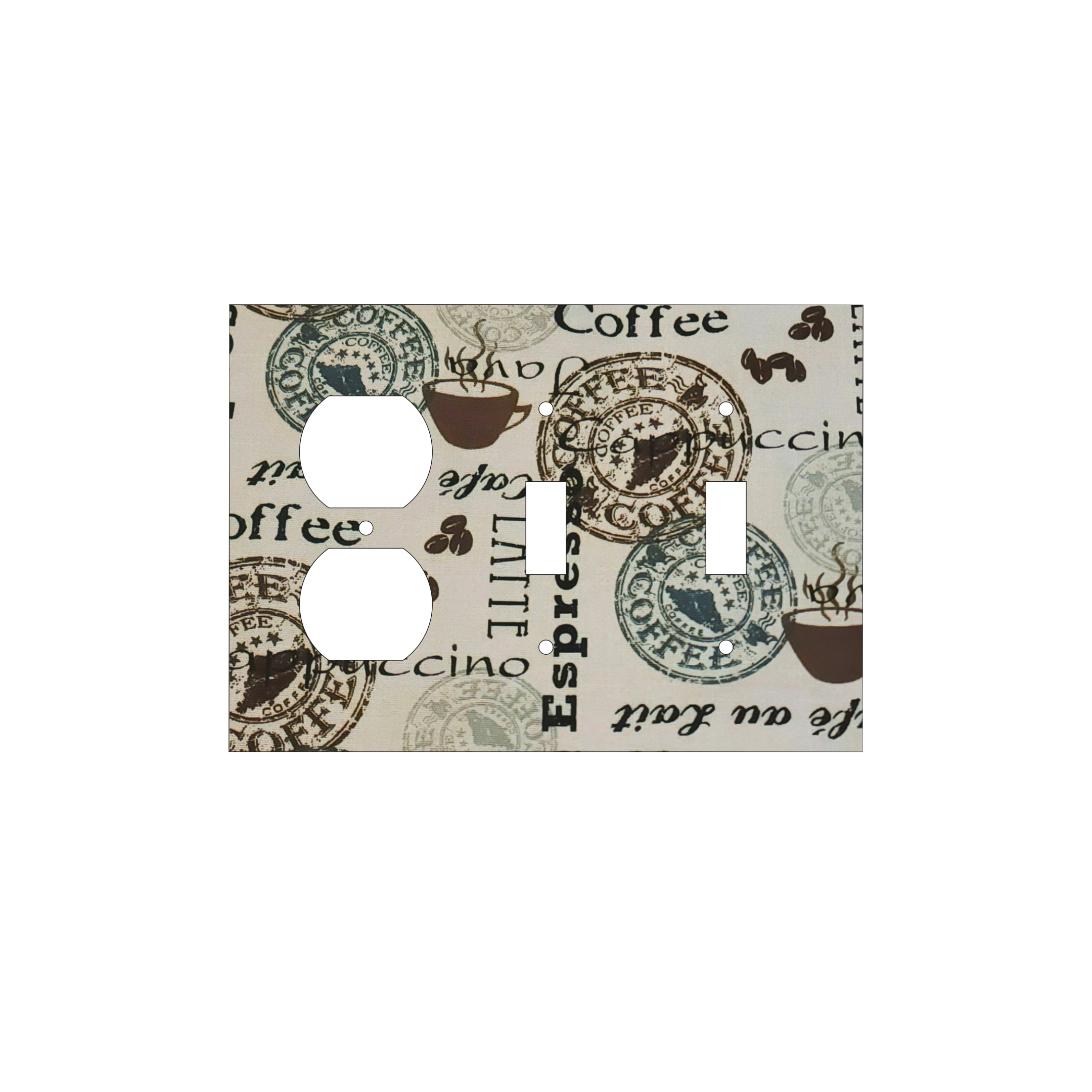 Vintage Café Postcard Decorative Switch Cover Collection | Coffee House Charm