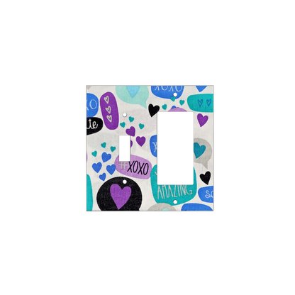XOXO Affirmation Switch Cover | You Are Amazing Positive Vibe