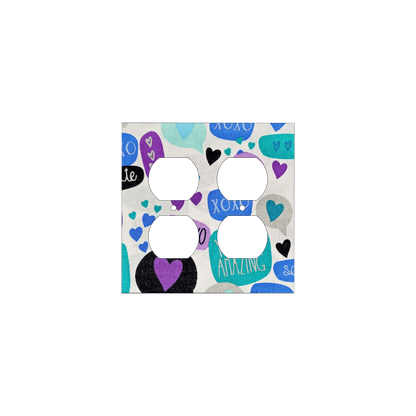 XOXO Affirmation Switch Cover | You Are Amazing Positive Vibe