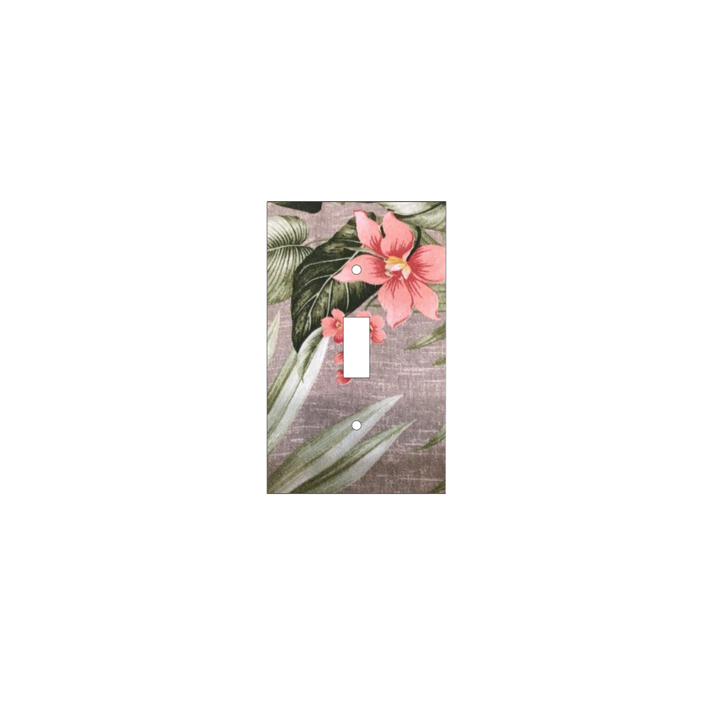 Tropical Serenity | Botanical Light Switch Cover