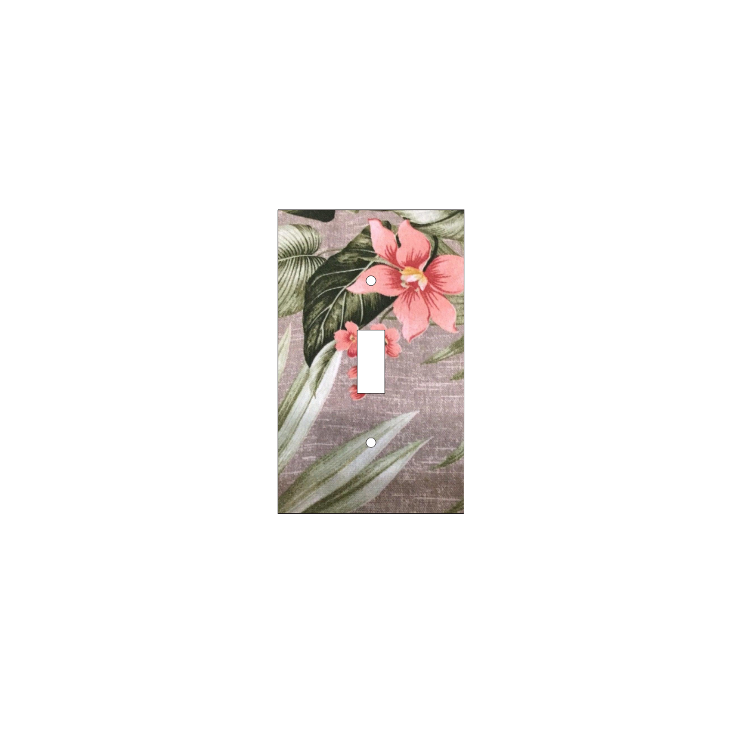 Tropical Serenity | Botanical Light Switch Cover