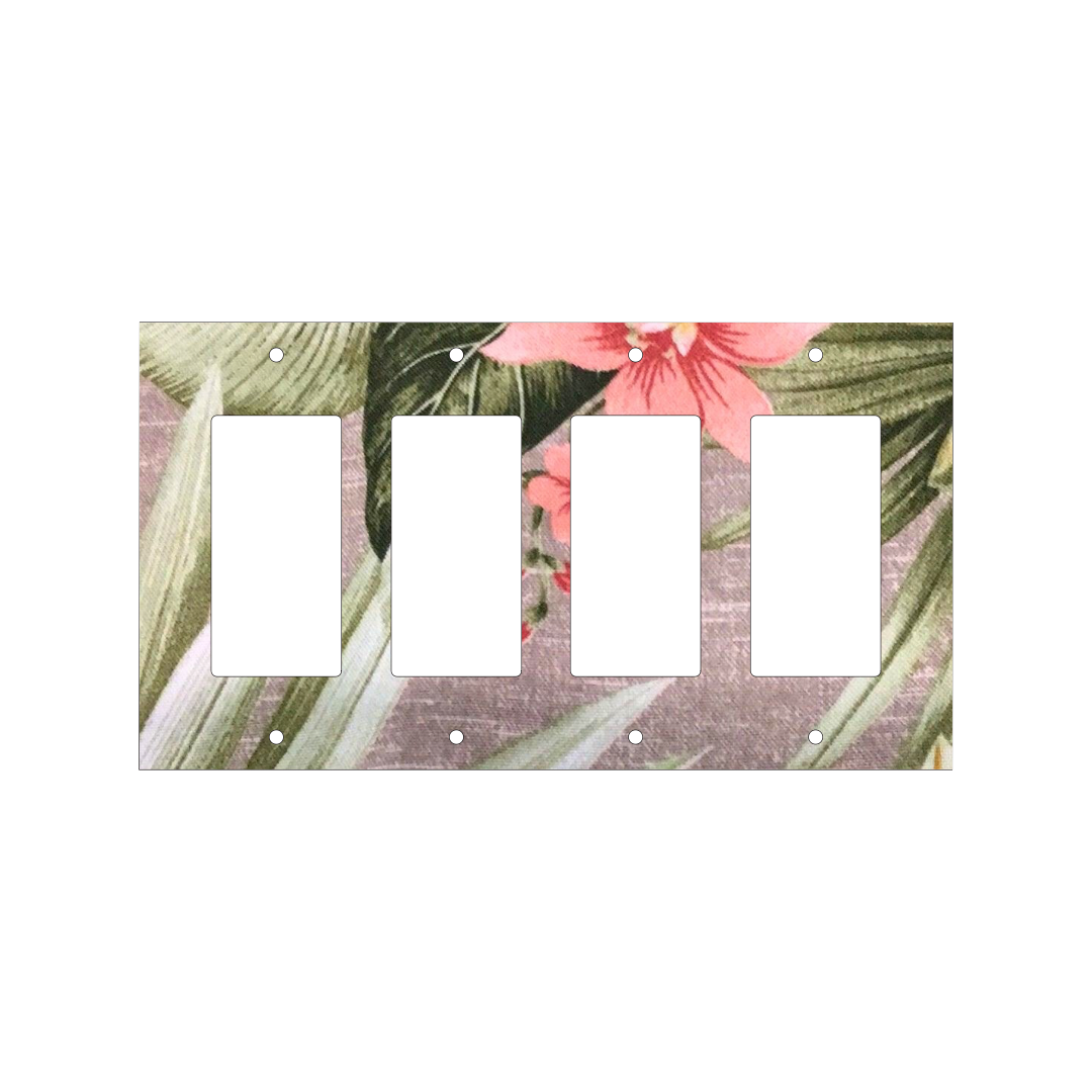 Tropical Serenity | Botanical Light Switch Cover