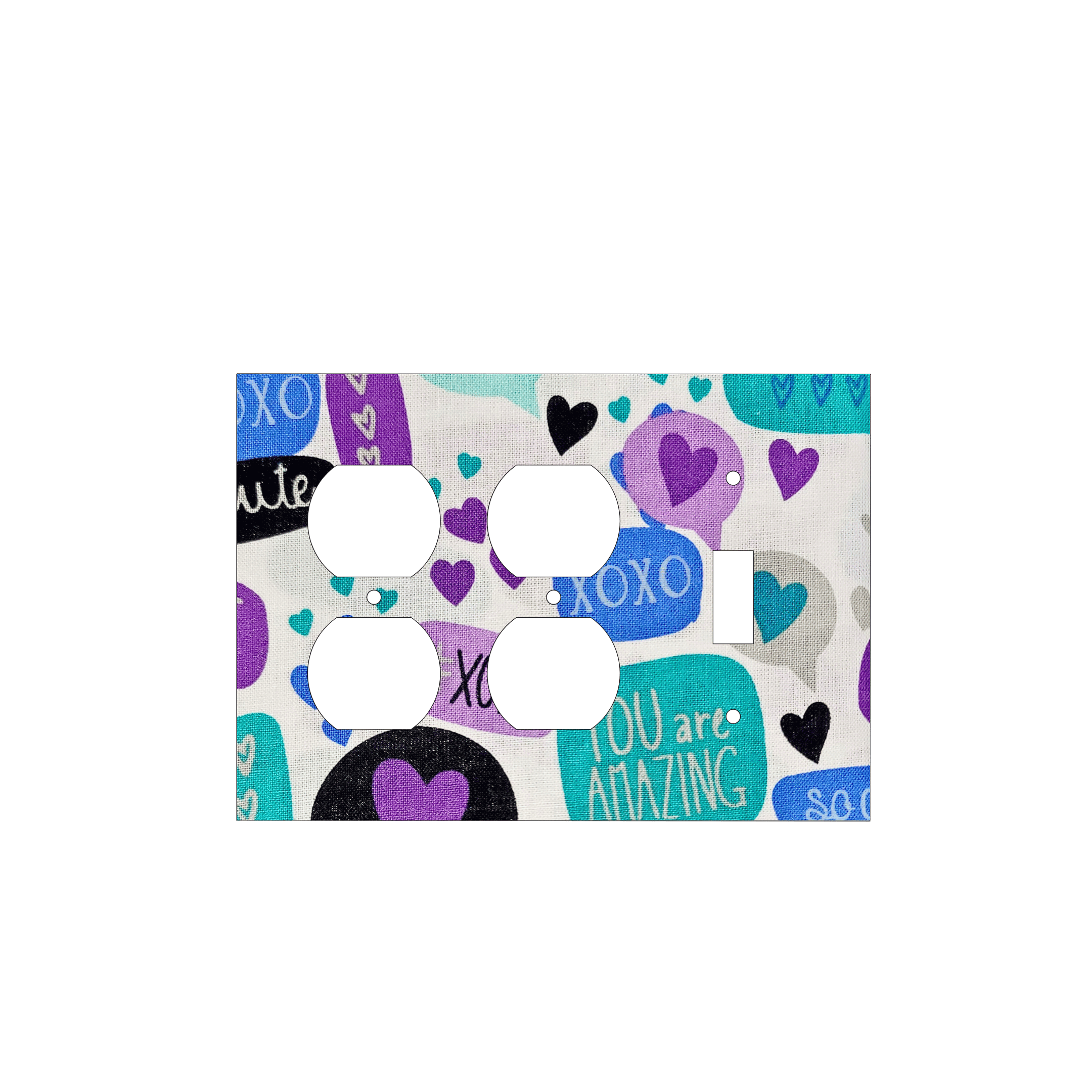XOXO Affirmation Switch Cover