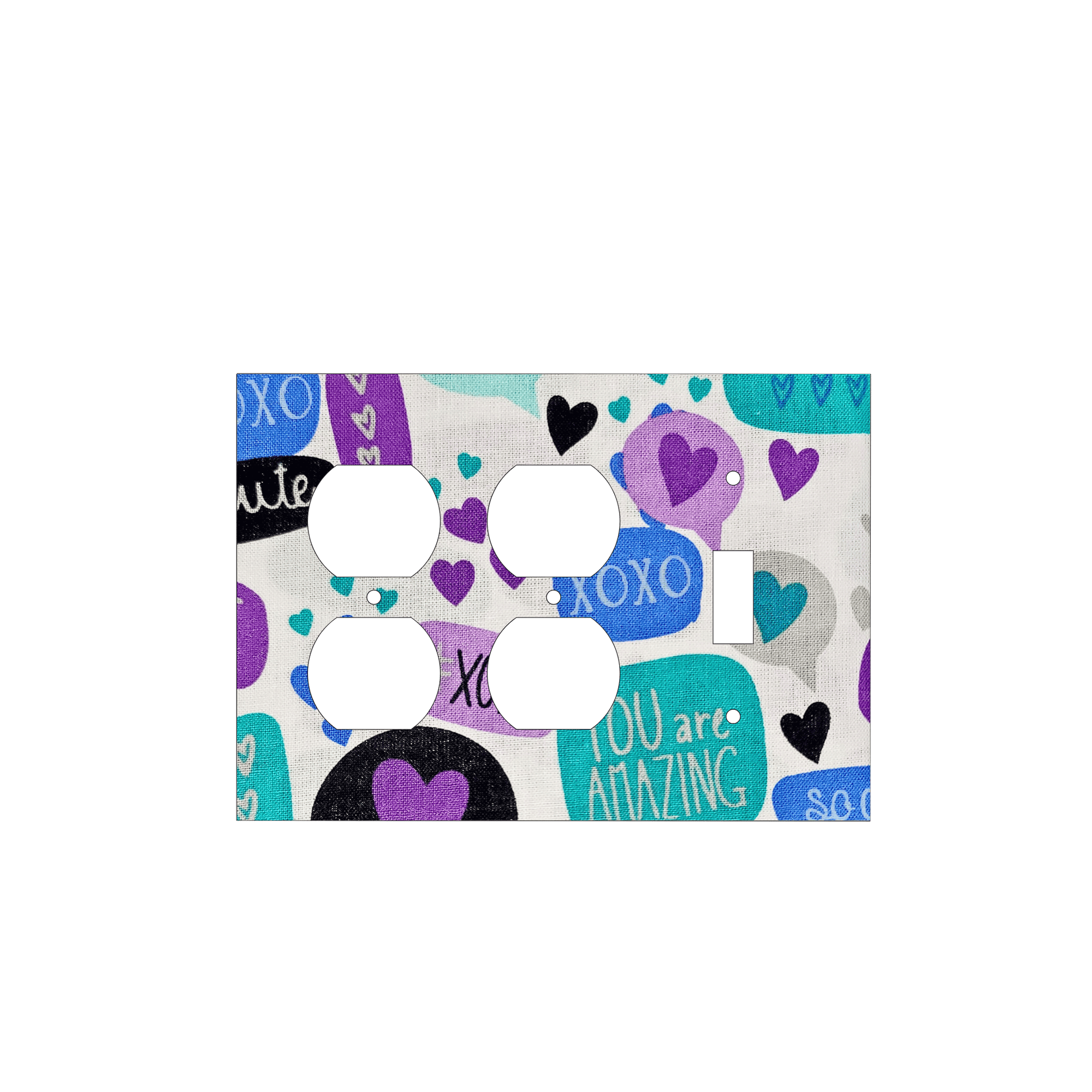 XOXO "Heart"felt Vibes Convos Switch Cover