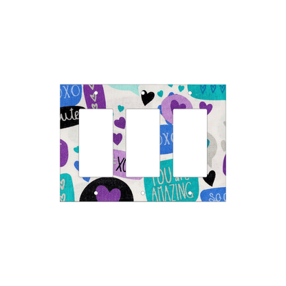 XOXO Affirmation Switch Cover | You Are Amazing Positive Vibe