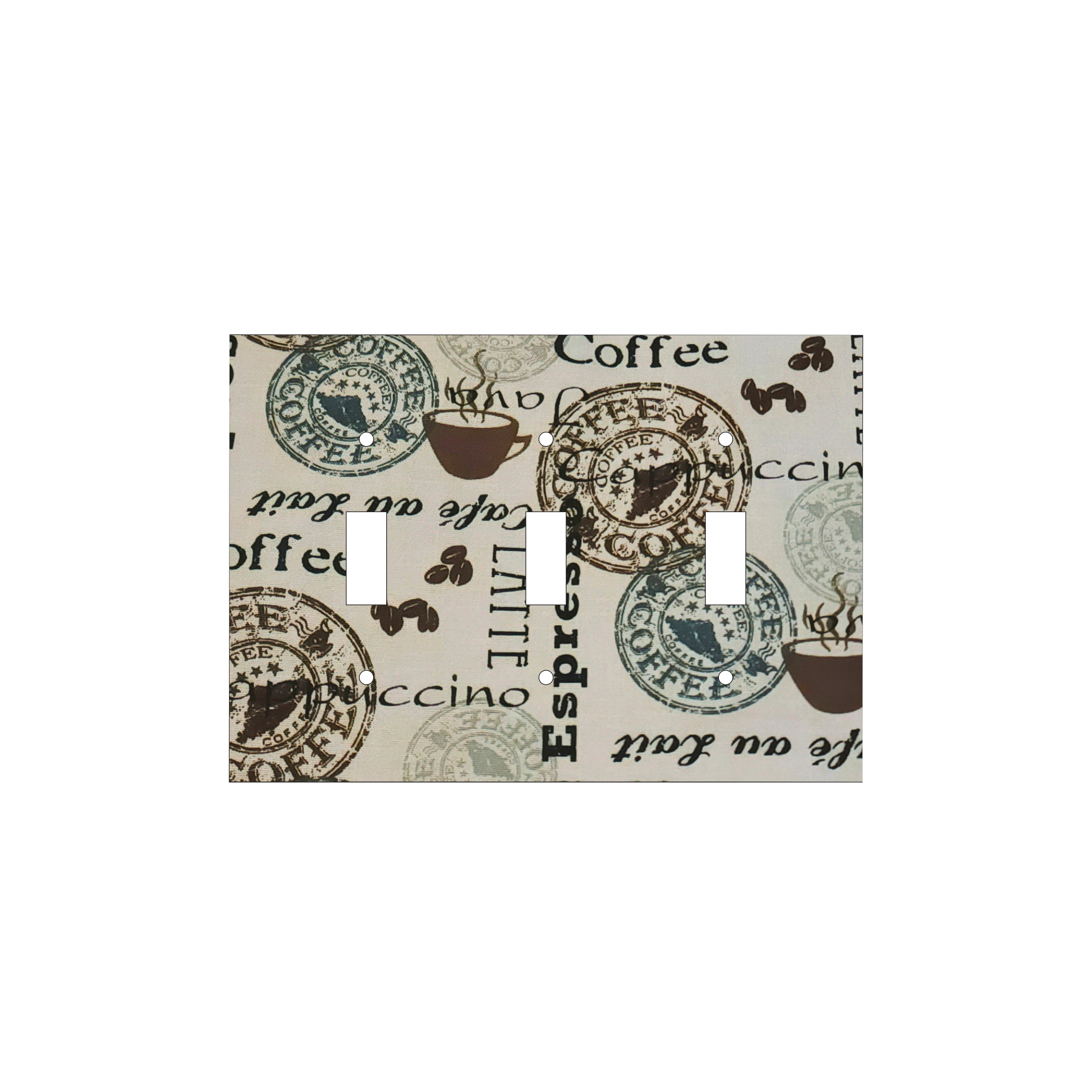 Vintage Café Postcard Decorative Switch Cover Collection | Coffee House Charm