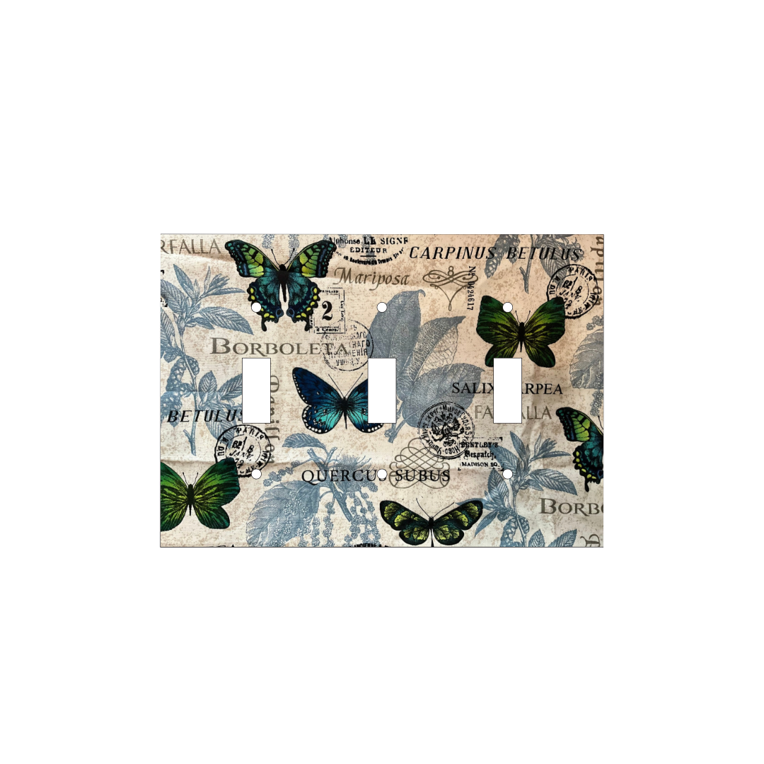 Butterfly Chronicles Decorative Light Switch Cover | Vintage Soul