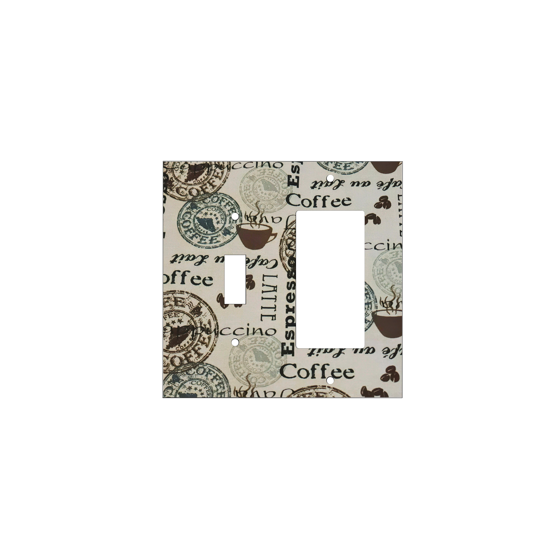 Vintage Café Postcard Decorative Switch Cover Collection | Coffee House Charm