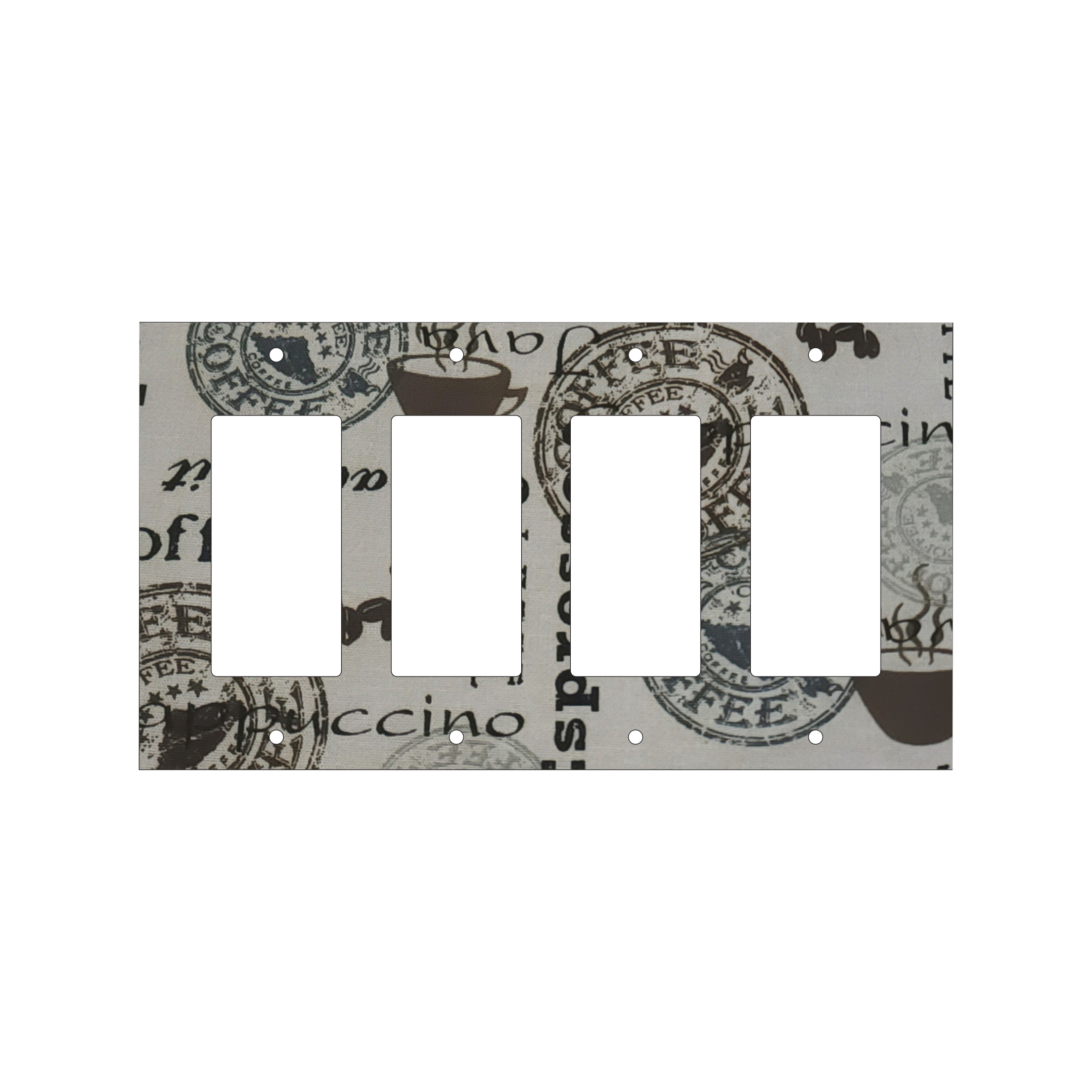 Vintage Café Postcard Decorative Switch Cover Collection | Coffee House Charm