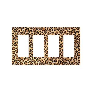 Leopard Print Light Switch Cover