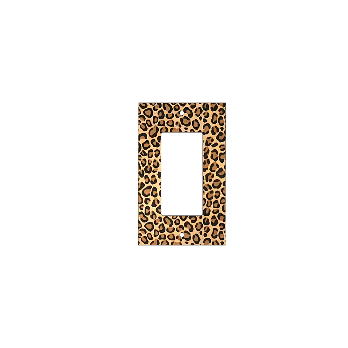 Untamed Elegance Decorative Light Switch Cover | Leopard Print Power