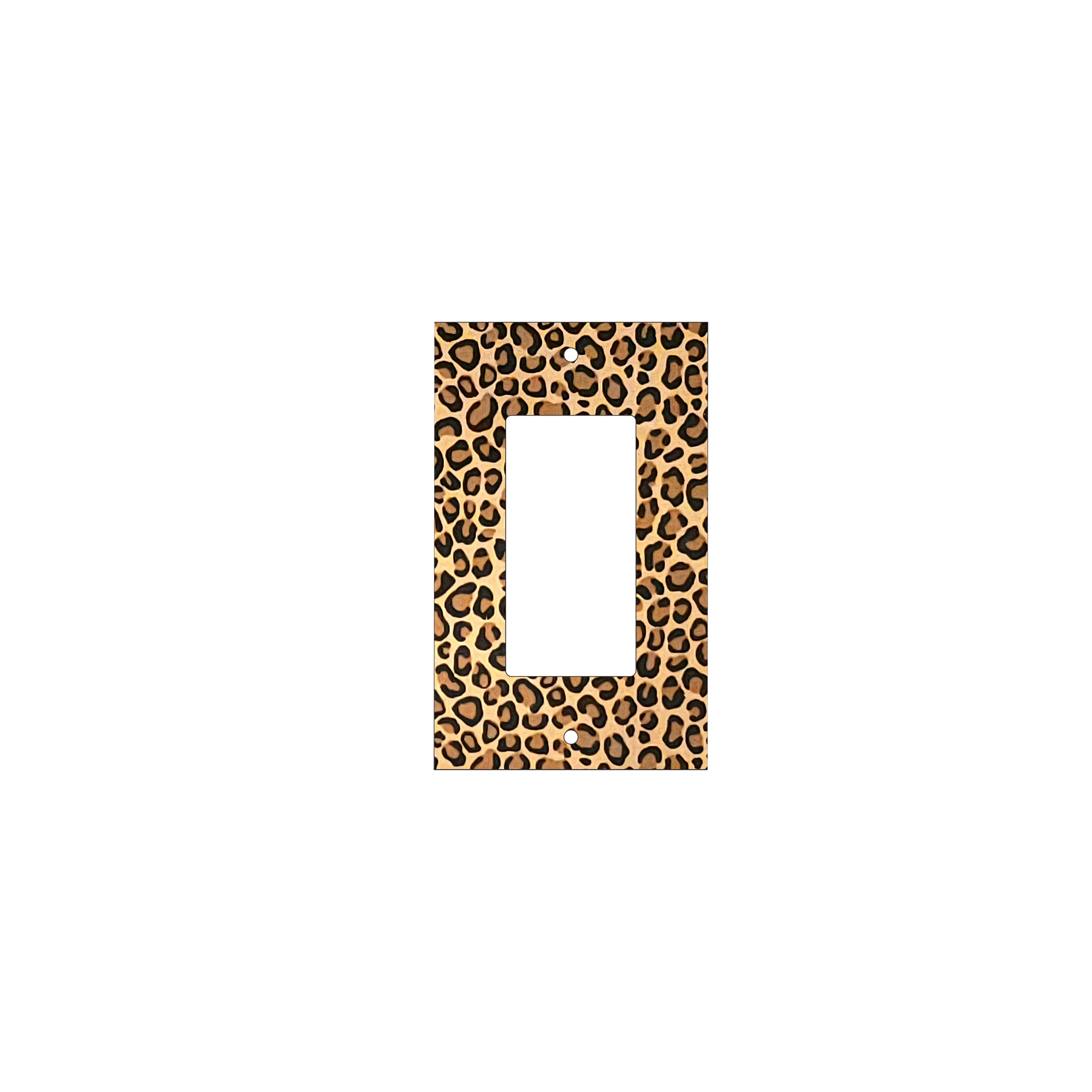 Leopard Print Light Switch Cover