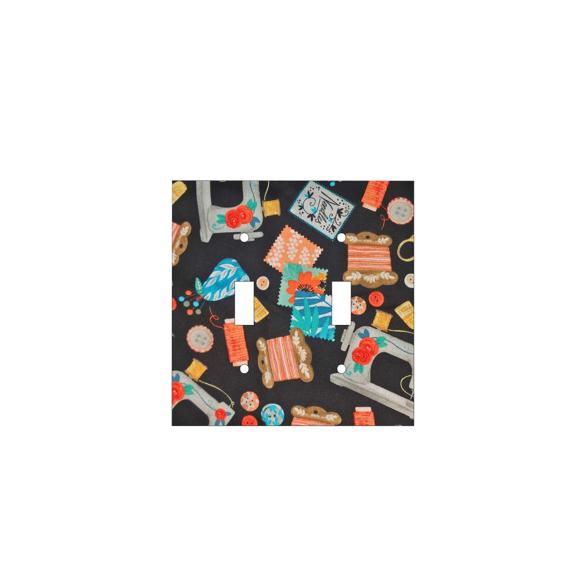 Stitch & Thread Fabric Decorative Switch Cover
