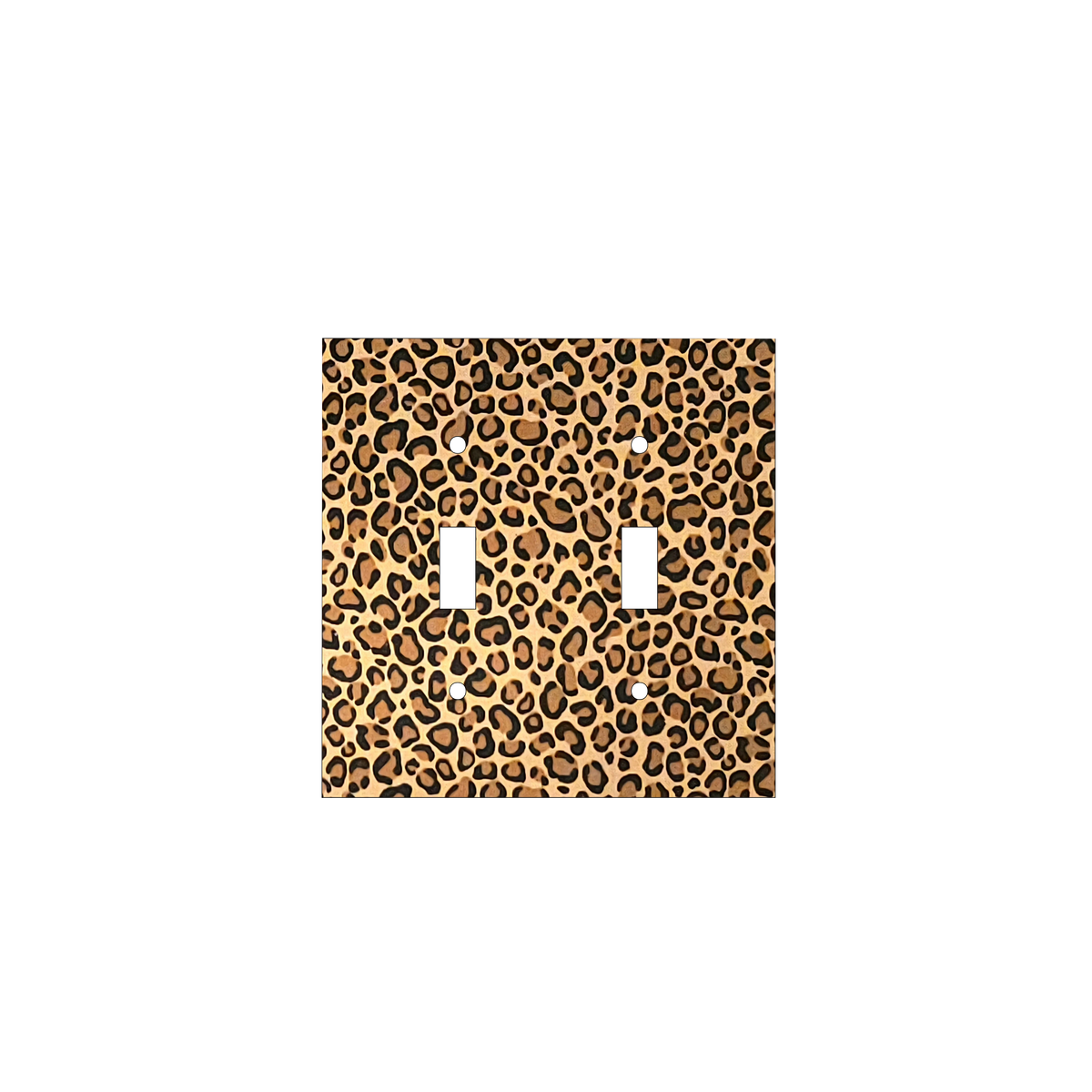Untamed Elegance Decorative Light Switch Cover | Leopard Print Power