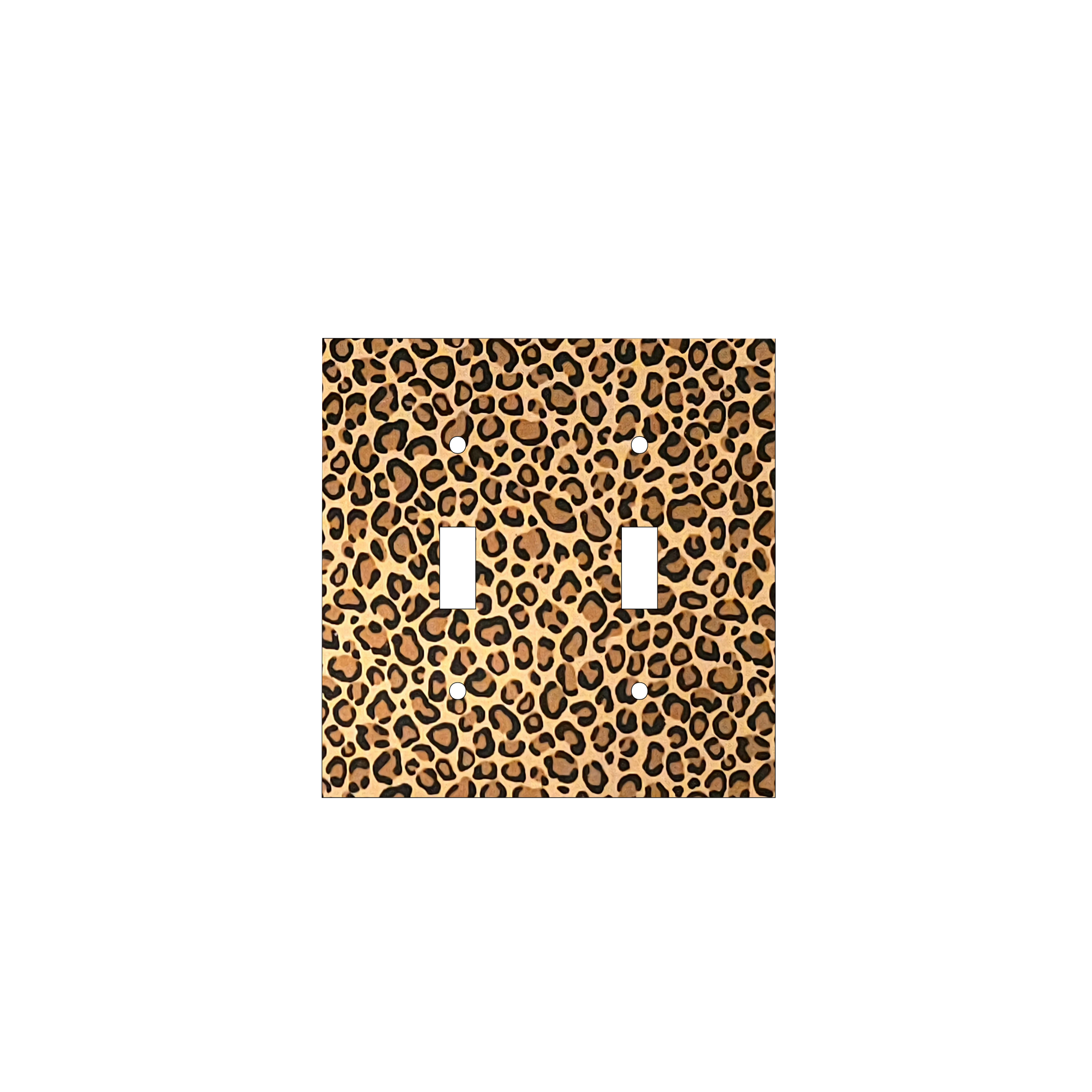 Leopard Print Light Switch Cover