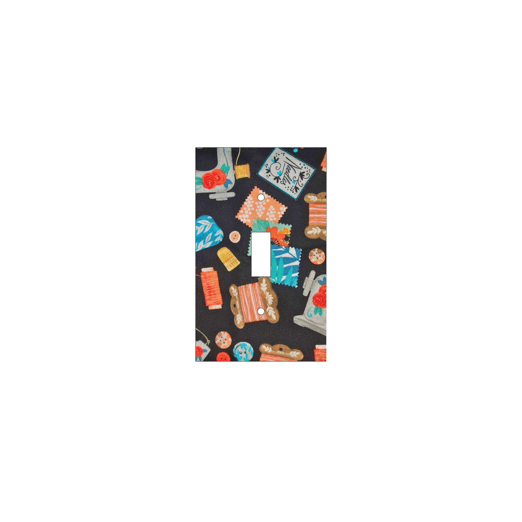 Stitch & Thread Fabric Decorative Switch Cover