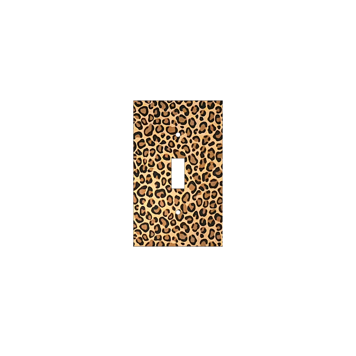 Untamed Elegance Decorative Light Switch Cover | Leopard Print Power