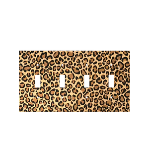 Leopard Print Light Switch Cover