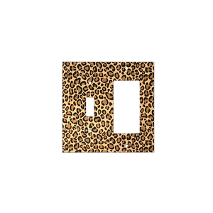 Leopard Print Light Switch Cover