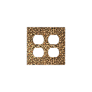 Leopard Print Light Switch Cover