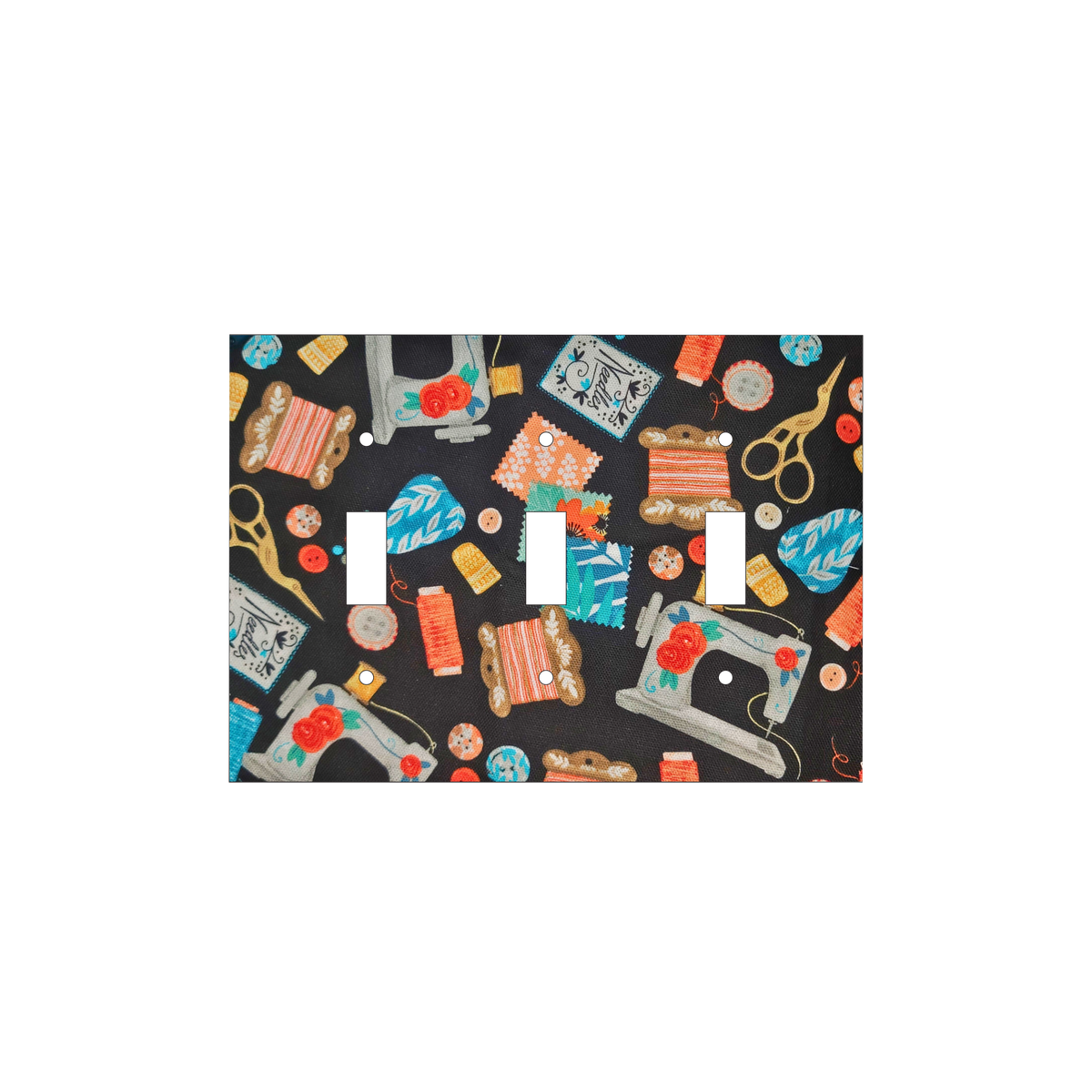 Stitch & Thread Fabric Decorative Switch Cover