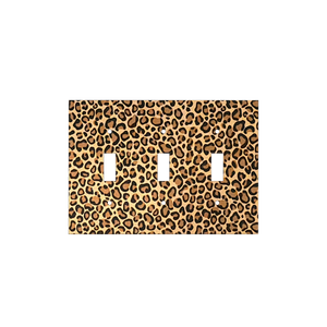 Leopard Print Light Switch Cover