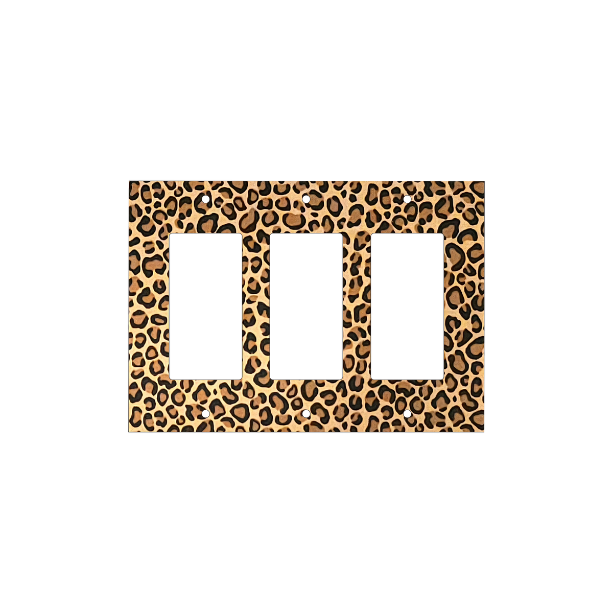 Untamed Elegance Decorative Light Switch Cover | Leopard Print Power