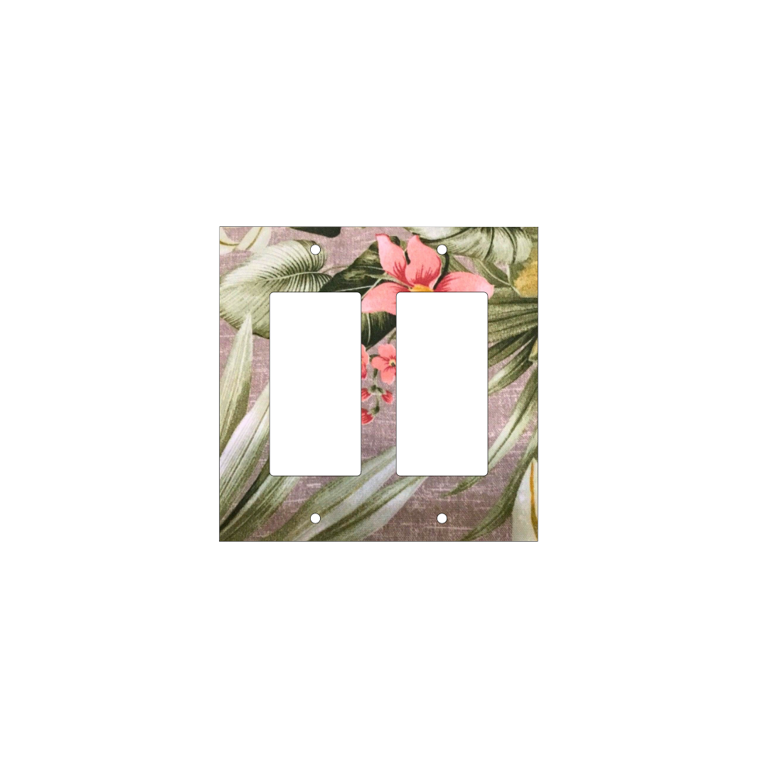 Tropical Serenity | Botanical Light Switch Cover