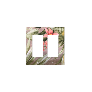 Tropical Serenity | Botanical Light Switch Cover