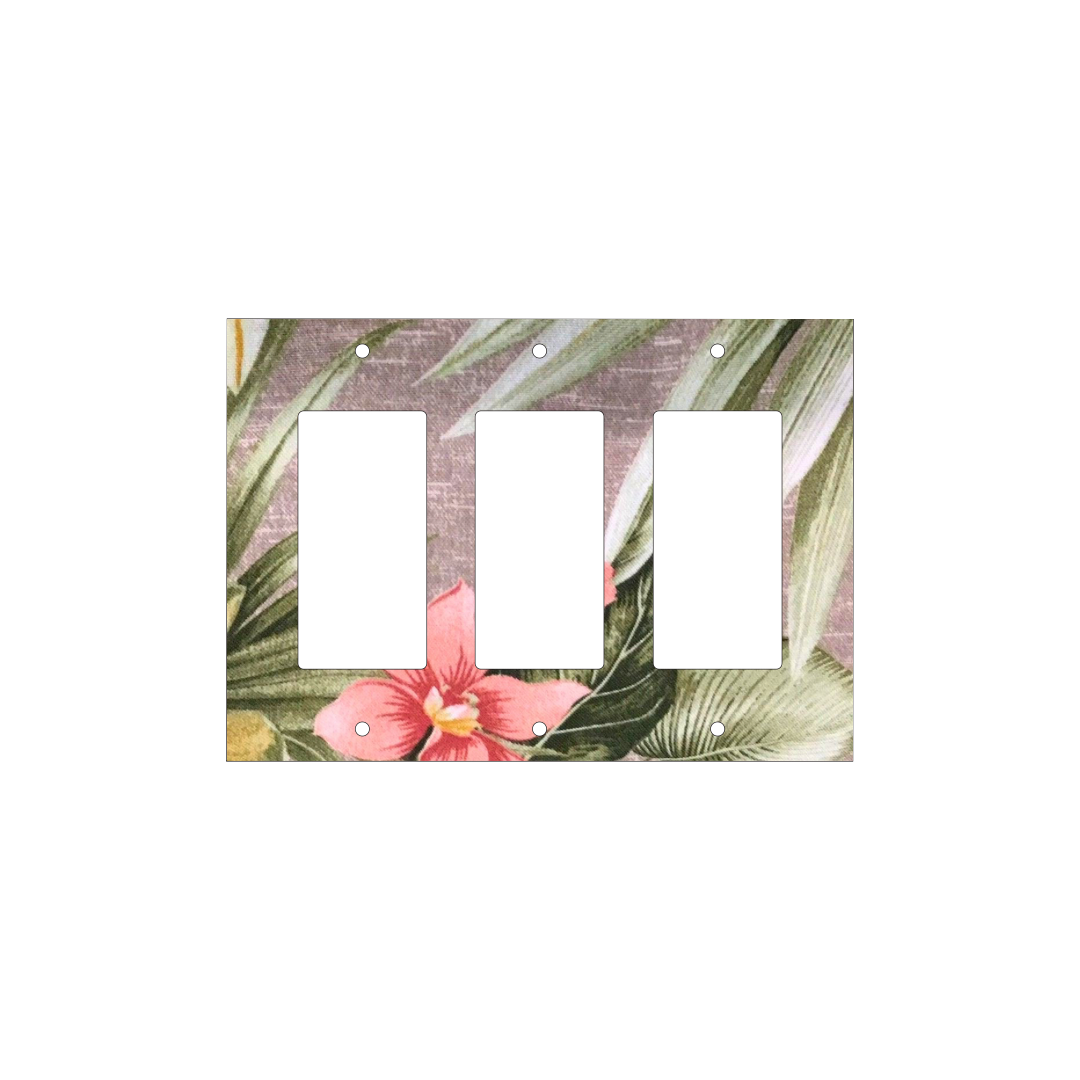 Tropical Serenity | Botanical Light Switch Cover