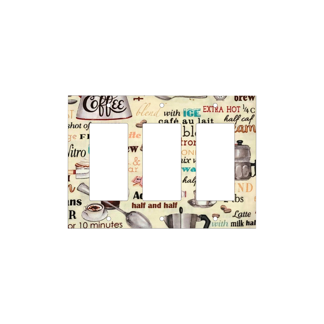 Coffee Ritual Decorative Light Switch Cover
