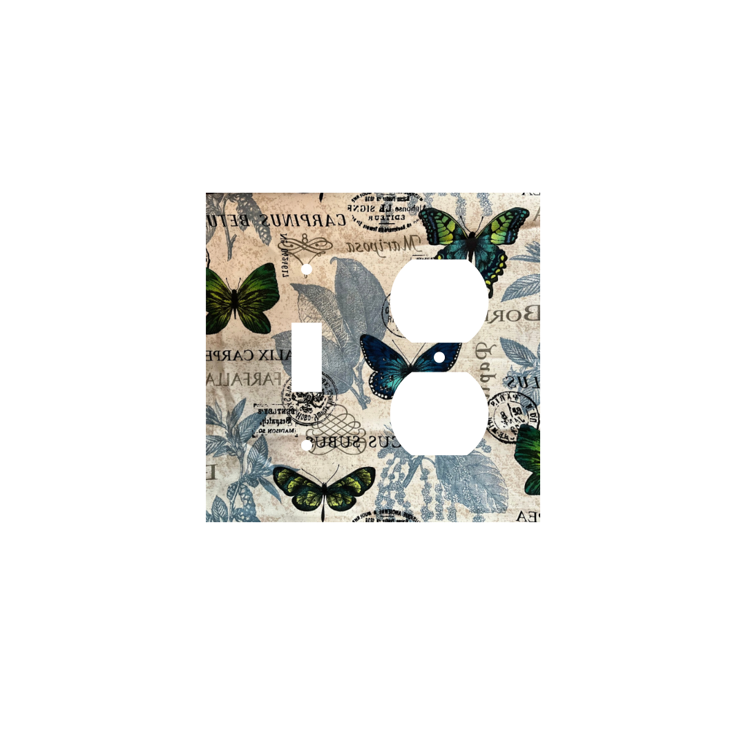 Butterfly Chronicles Decorative Light Switch Cover | Vintage Soul