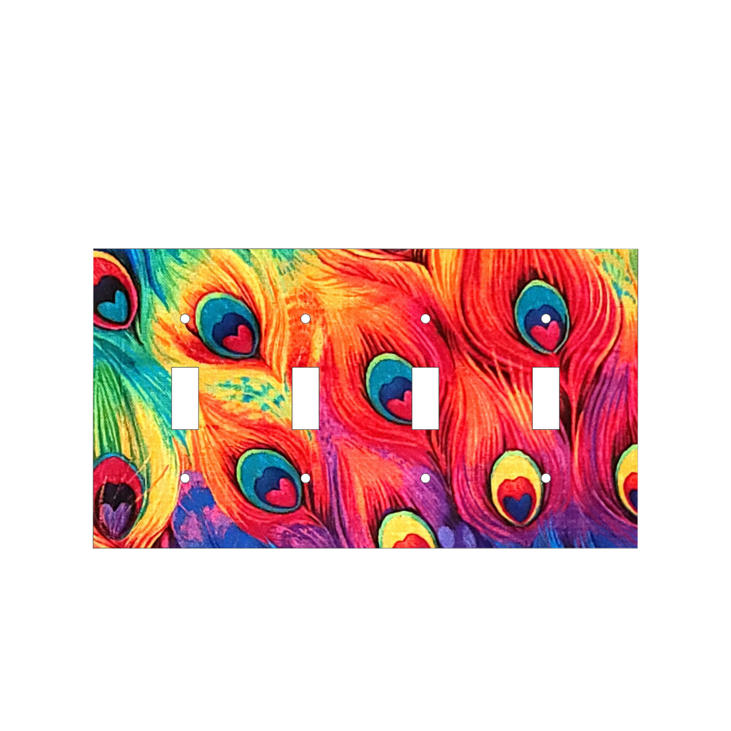 Royal Jewel Peacock Pride Switch Cover