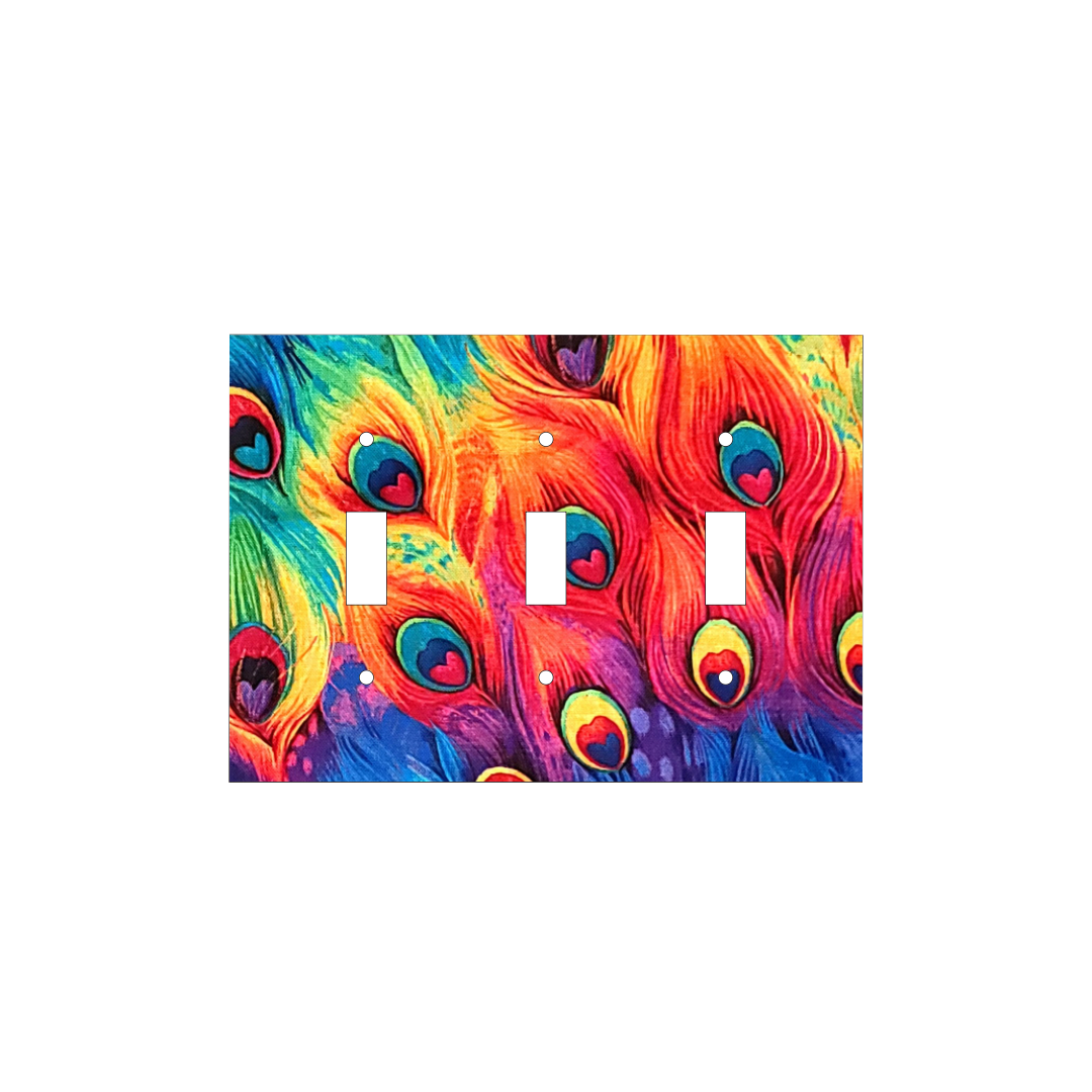Royal Jewel Peacock Pride Switch Cover