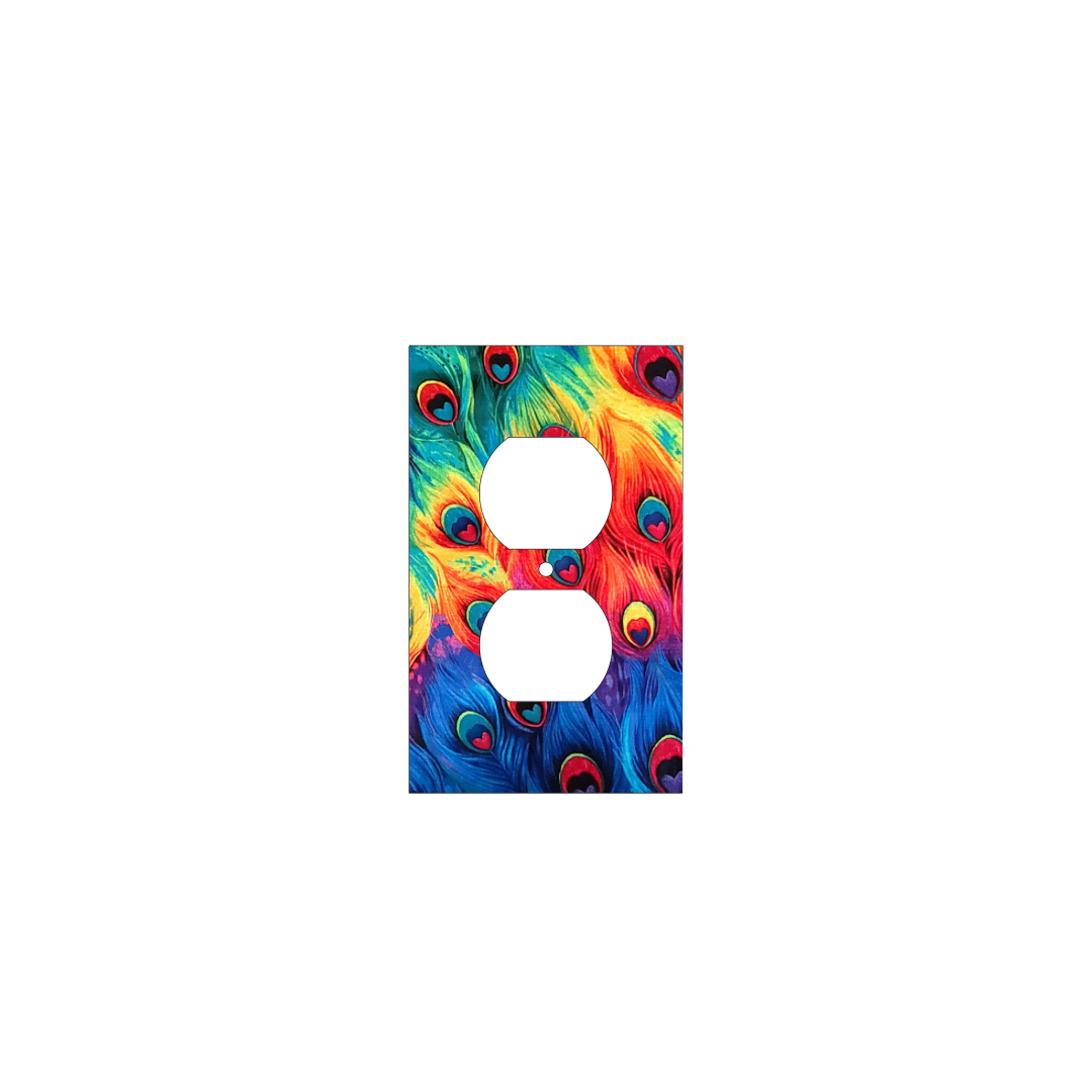 Royal Jewel Peacock Pride Switch Cover